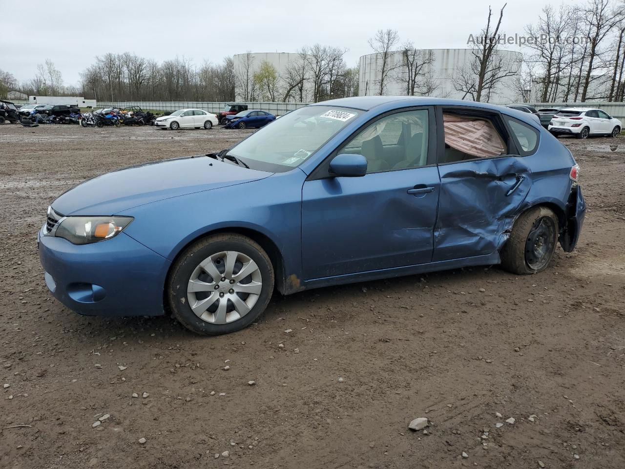 2009 Subaru Impreza 2.5i Blue vin: JF1GH61669G817772