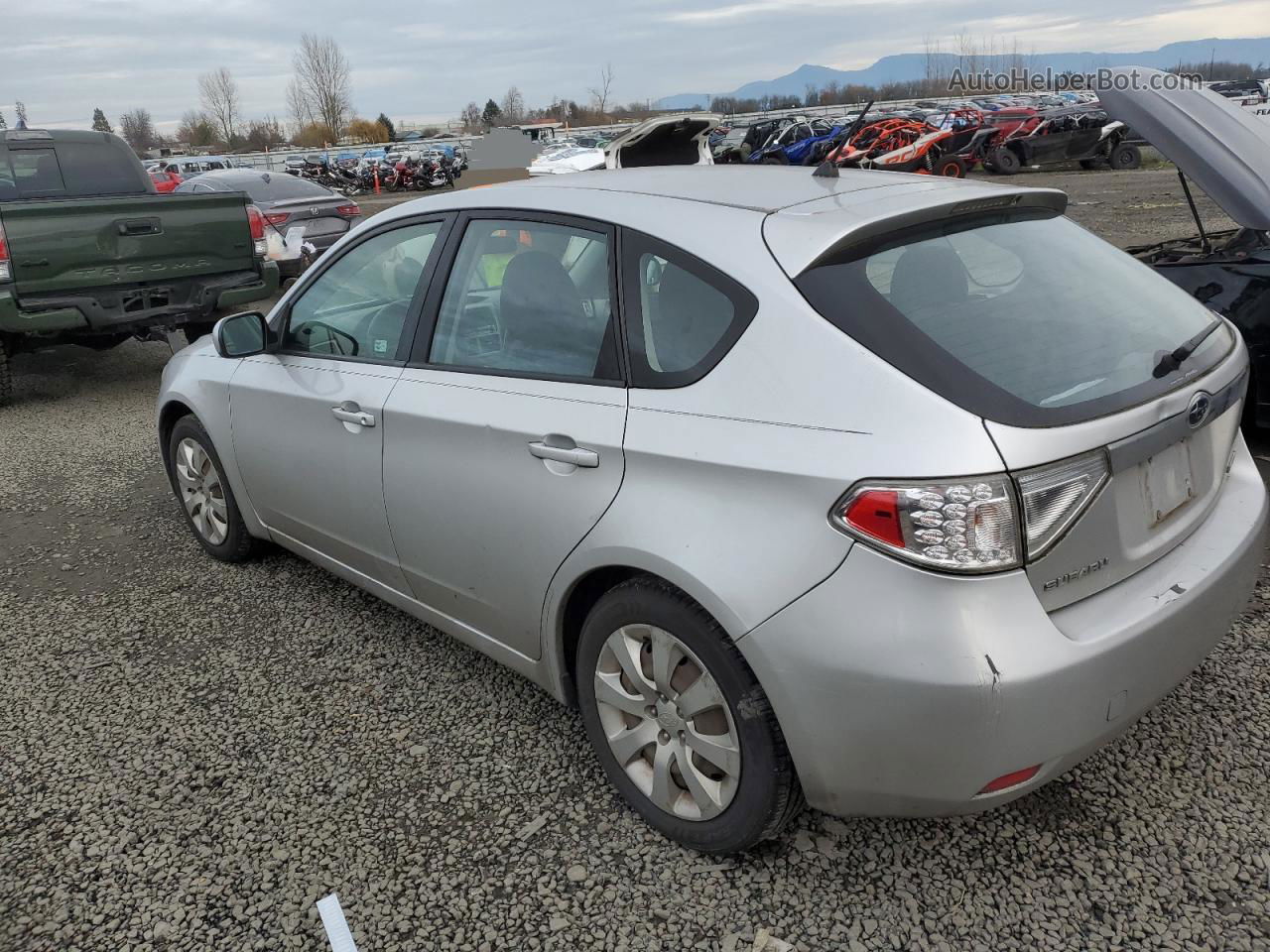 2009 Subaru Impreza 2.5i Silver vin: JF1GH61669H815501