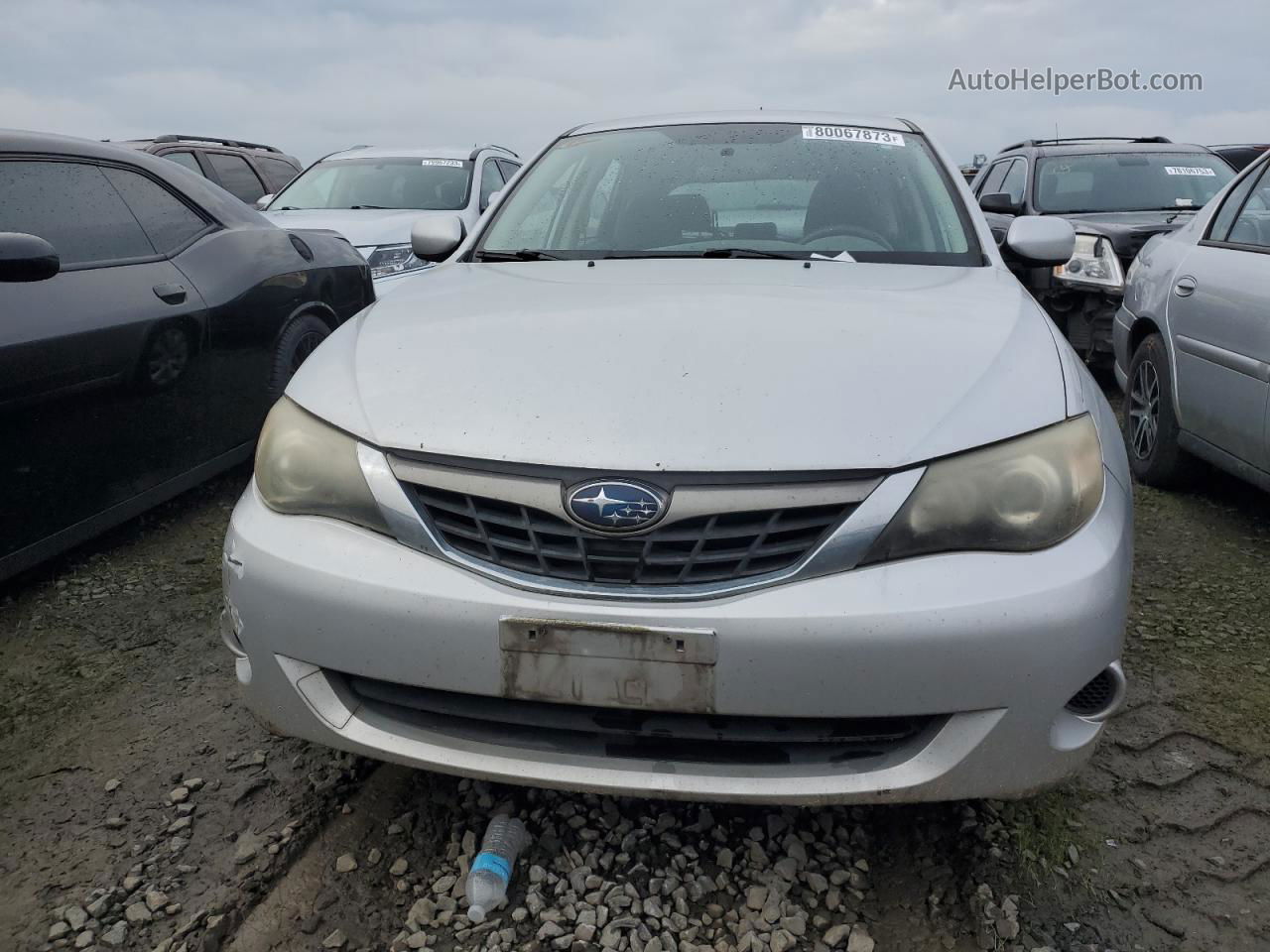 2009 Subaru Impreza 2.5i Silver vin: JF1GH61669H815501