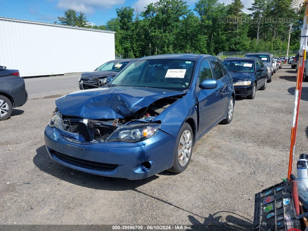 2009 Subaru Impreza 2.5i Blue vin: JF1GH61689H801079