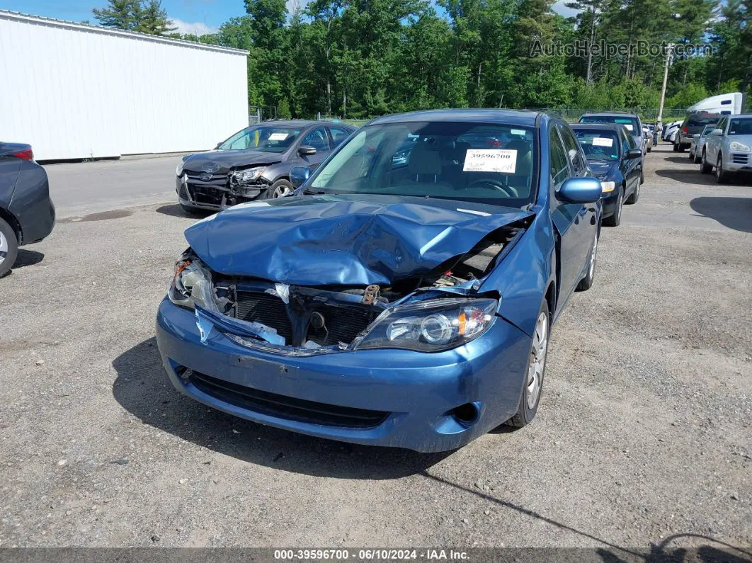 2009 Subaru Impreza 2.5i Blue vin: JF1GH61689H801079