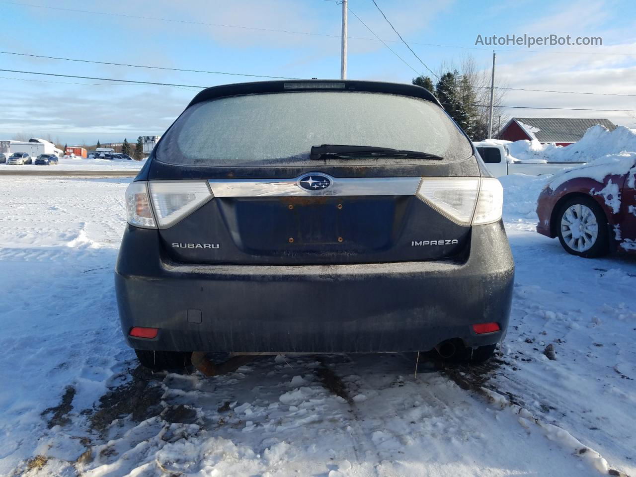 2009 Subaru Impreza 2.5i Black vin: JF1GH61699G824120