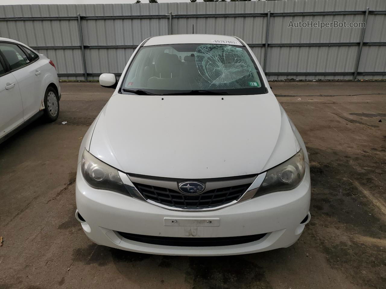 2009 Subaru Impreza 2.5i Белый vin: JF1GH61699H805996