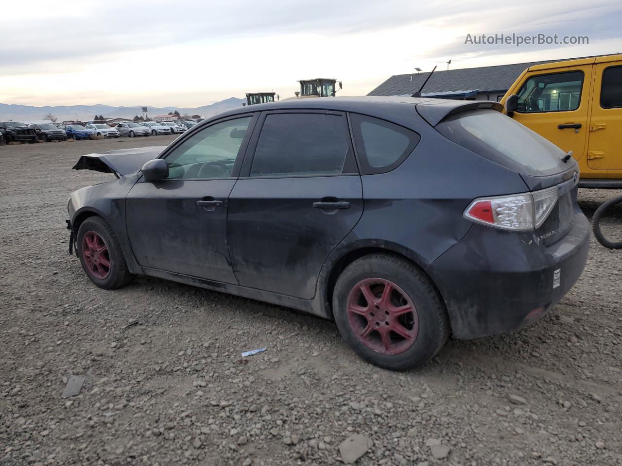 2009 Subaru Impreza 2.5i Черный vin: JF1GH61699H815234