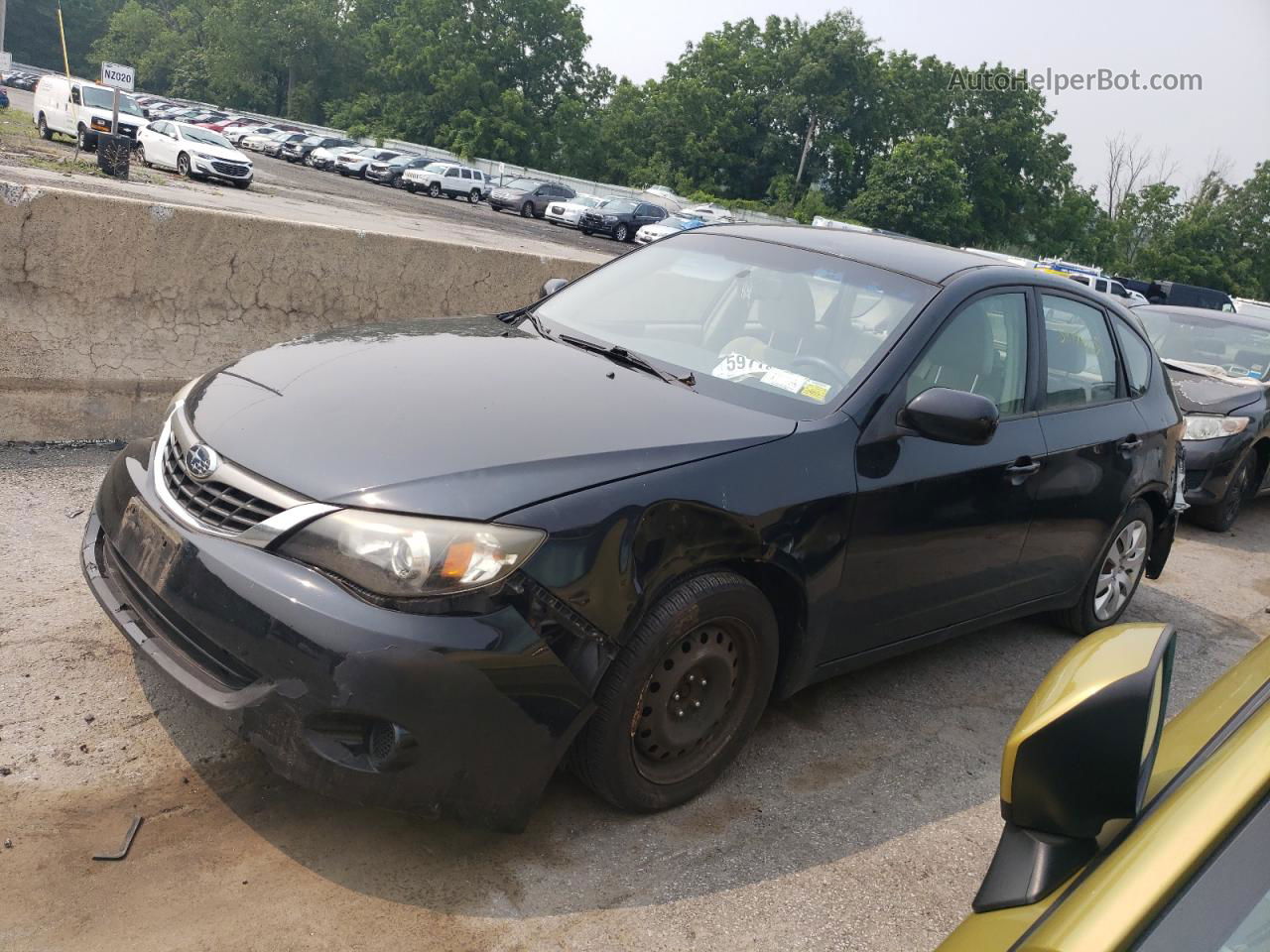 2009 Subaru Impreza 2.5i Black vin: JF1GH61699H822748