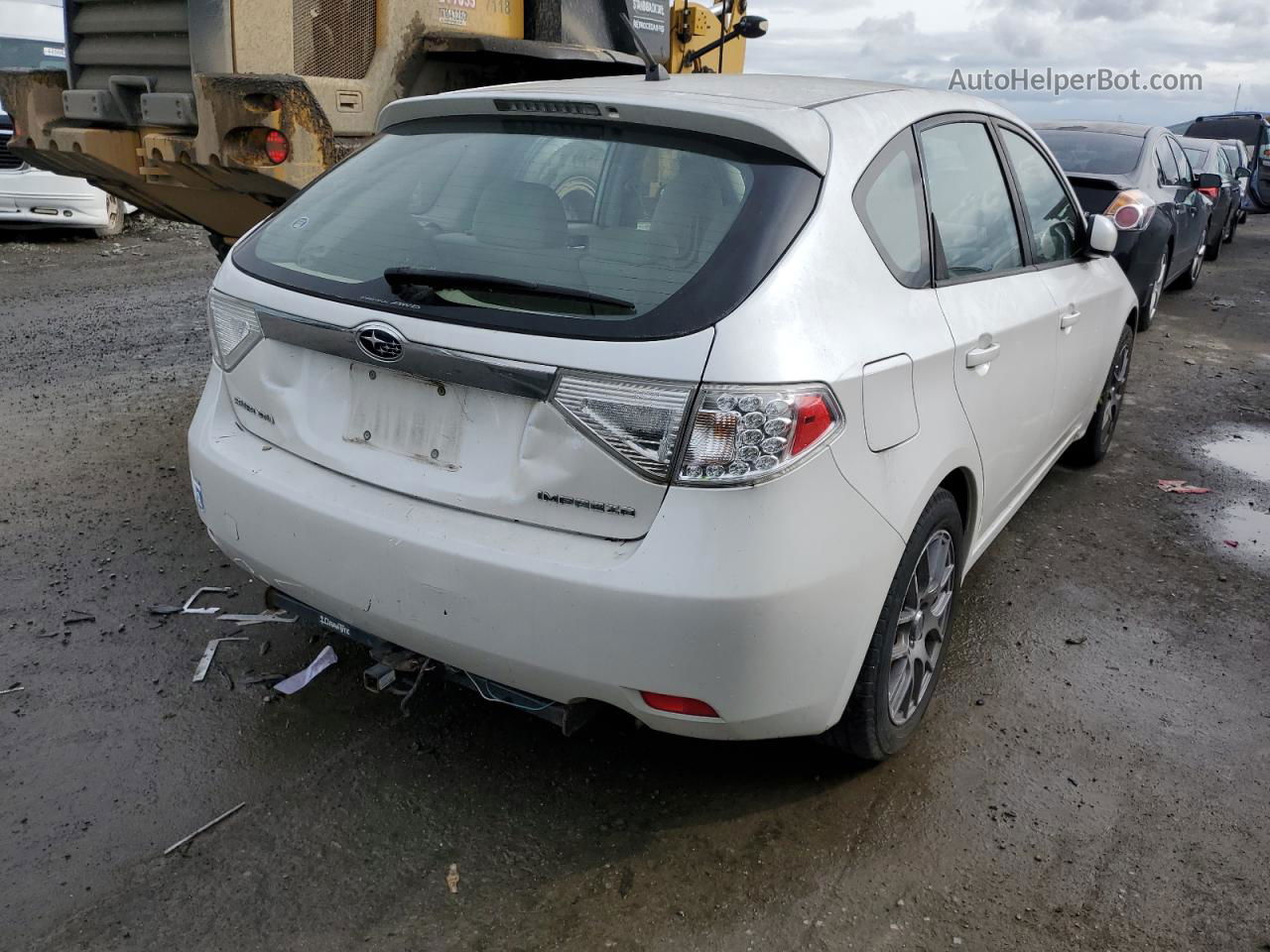 2009 Subaru Impreza 2.5i White vin: JF1GH616X9G815569