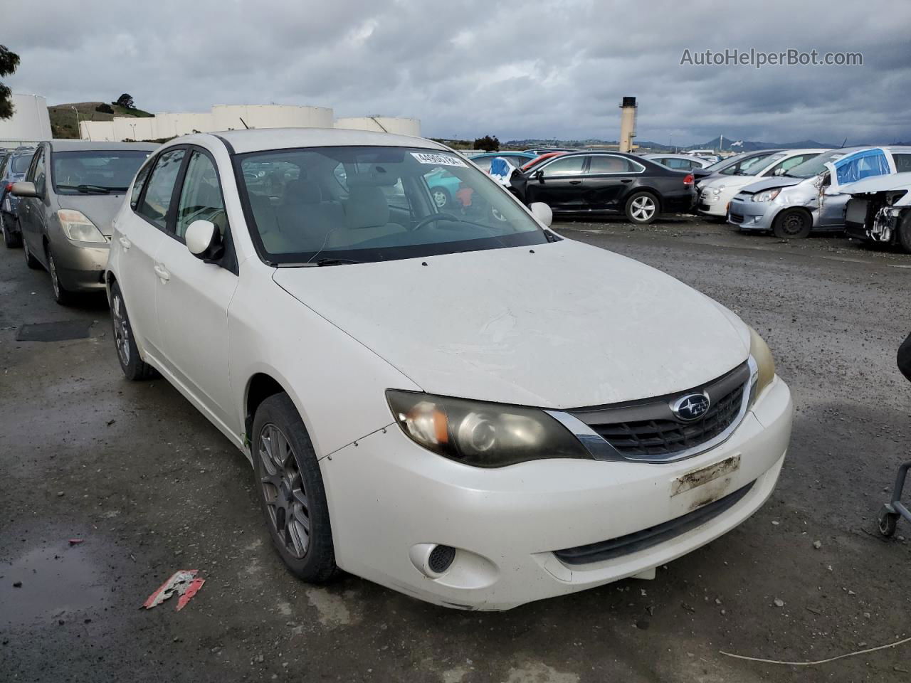 2009 Subaru Impreza 2.5i White vin: JF1GH616X9G815569