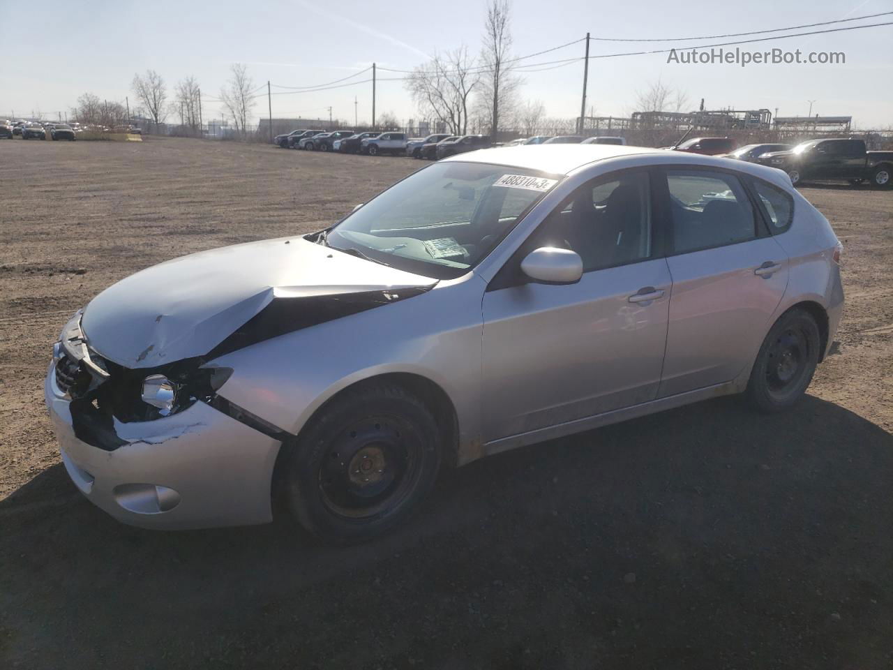 2009 Subaru Impreza 2.5i Silver vin: JF1GH616X9G816804