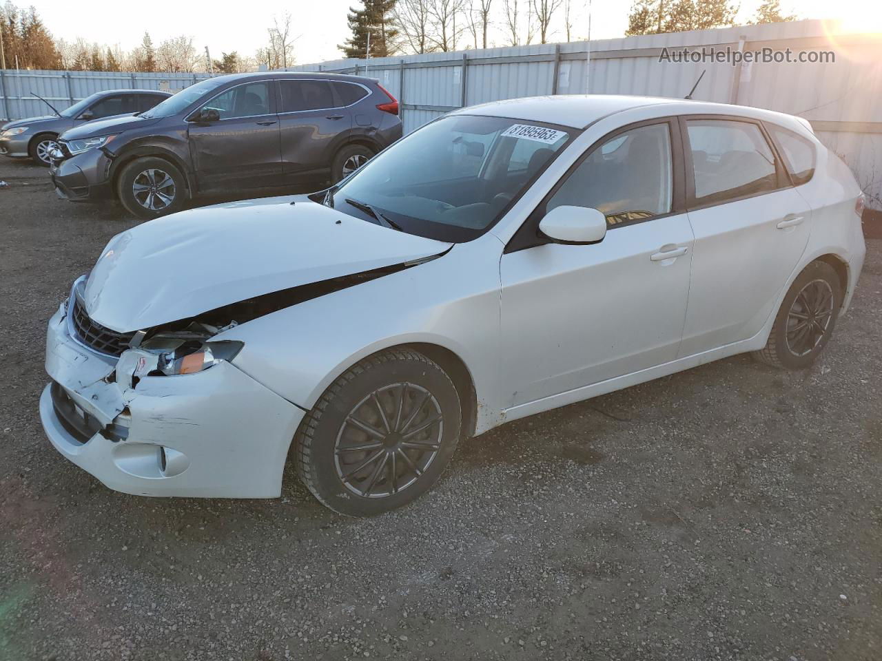 2009 Subaru Impreza 2.5i White vin: JF1GH616X9H819096