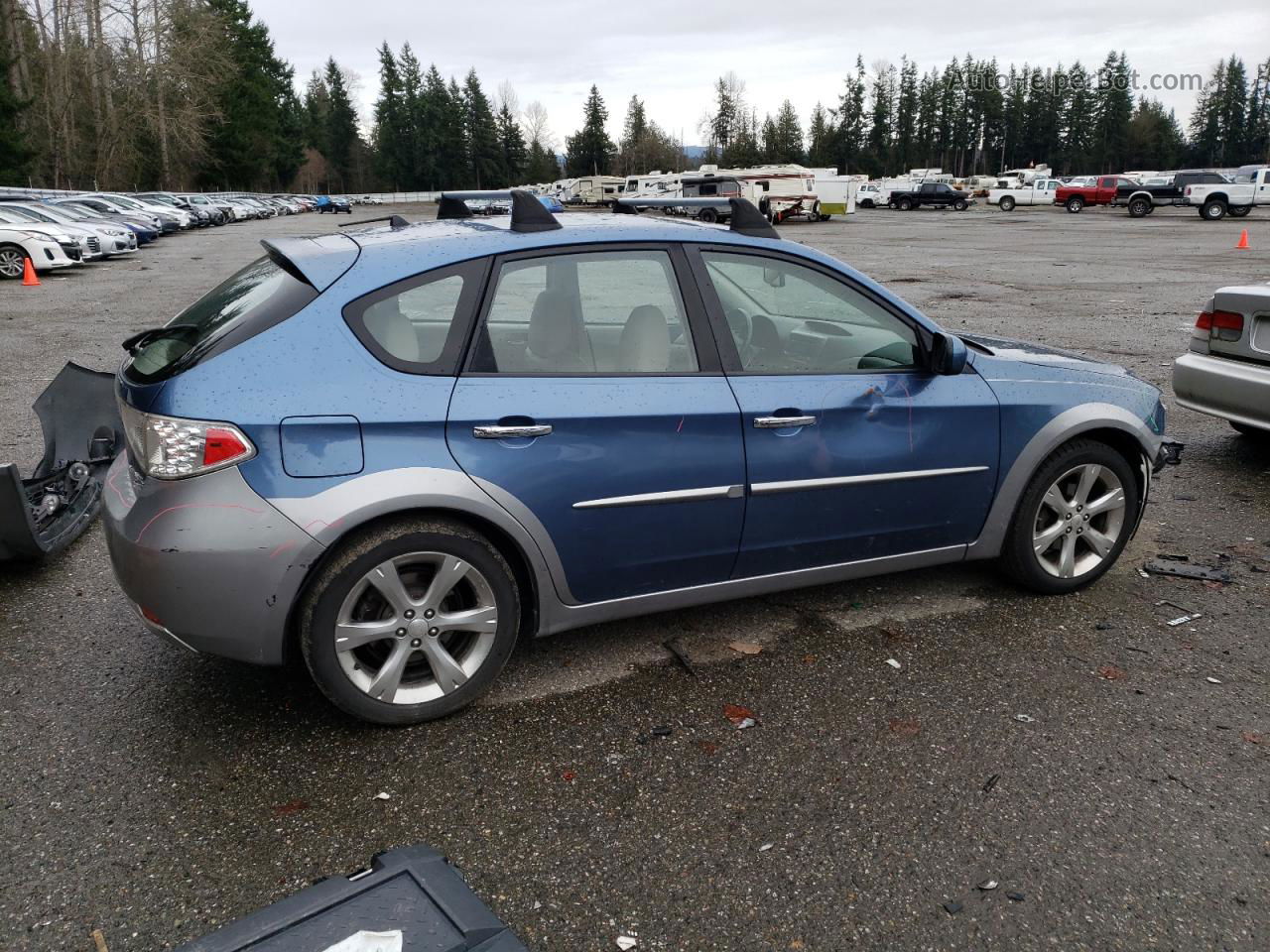 2009 Subaru Impreza Outback Sport Синий vin: JF1GH63609H800506