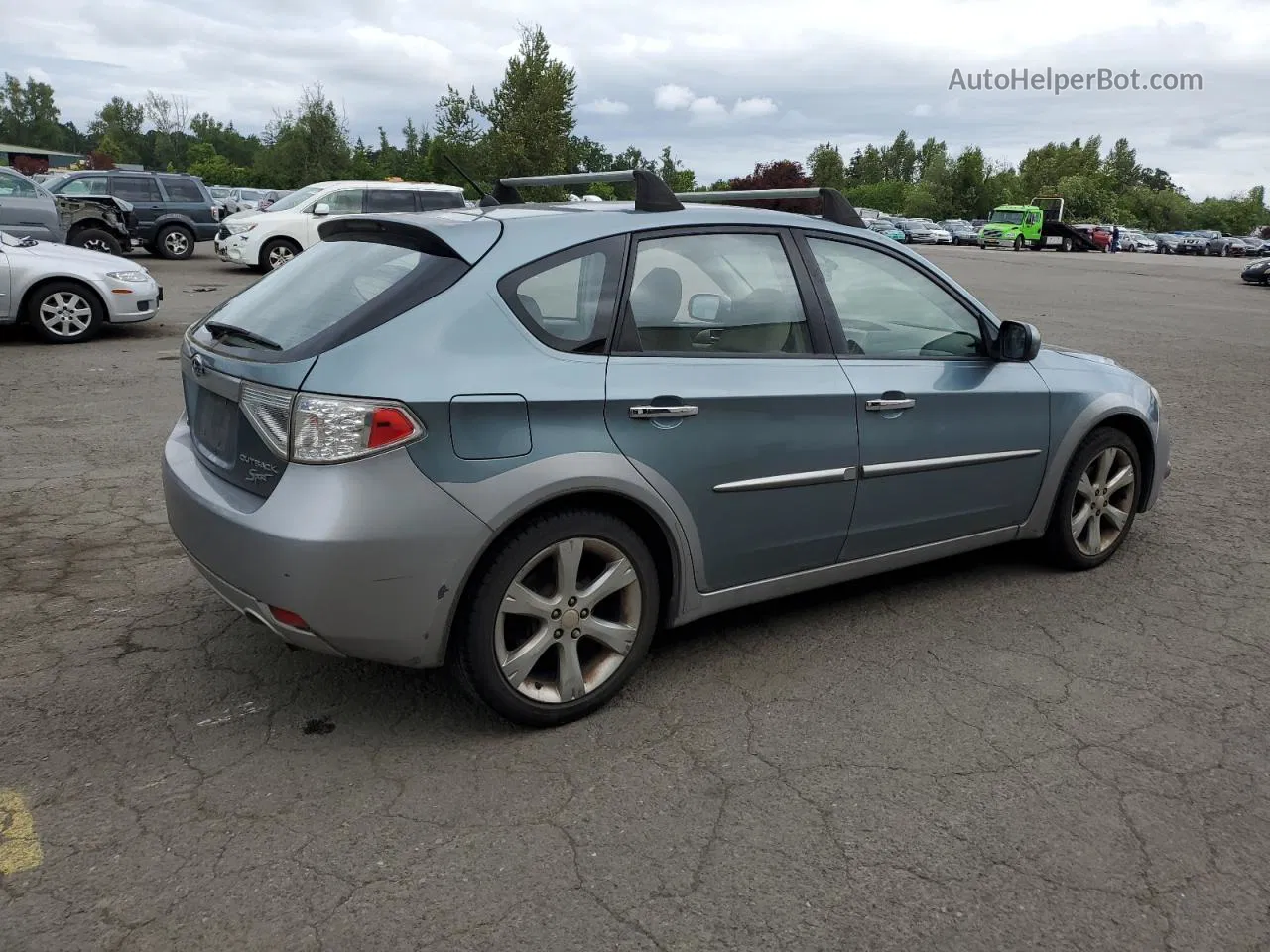 2009 Subaru Impreza Outback Sport Blue vin: JF1GH63609H800568