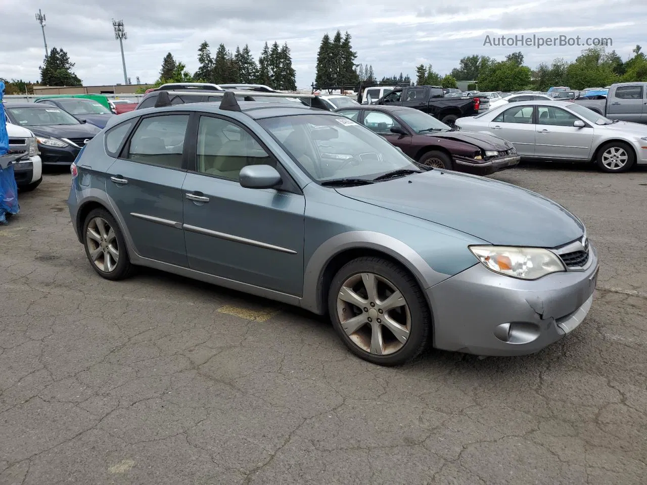 2009 Subaru Impreza Outback Sport Blue vin: JF1GH63609H800568