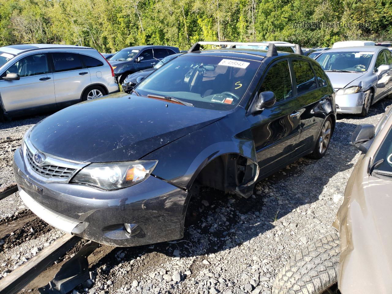 2009 Subaru Impreza Outback Sport Черный vin: JF1GH63609H803549