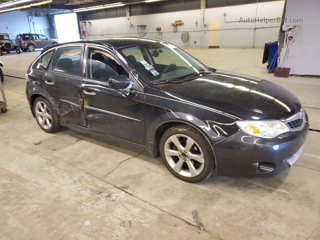 2009 Subaru Impreza Outback Sport Black vin: JF1GH63619H815788