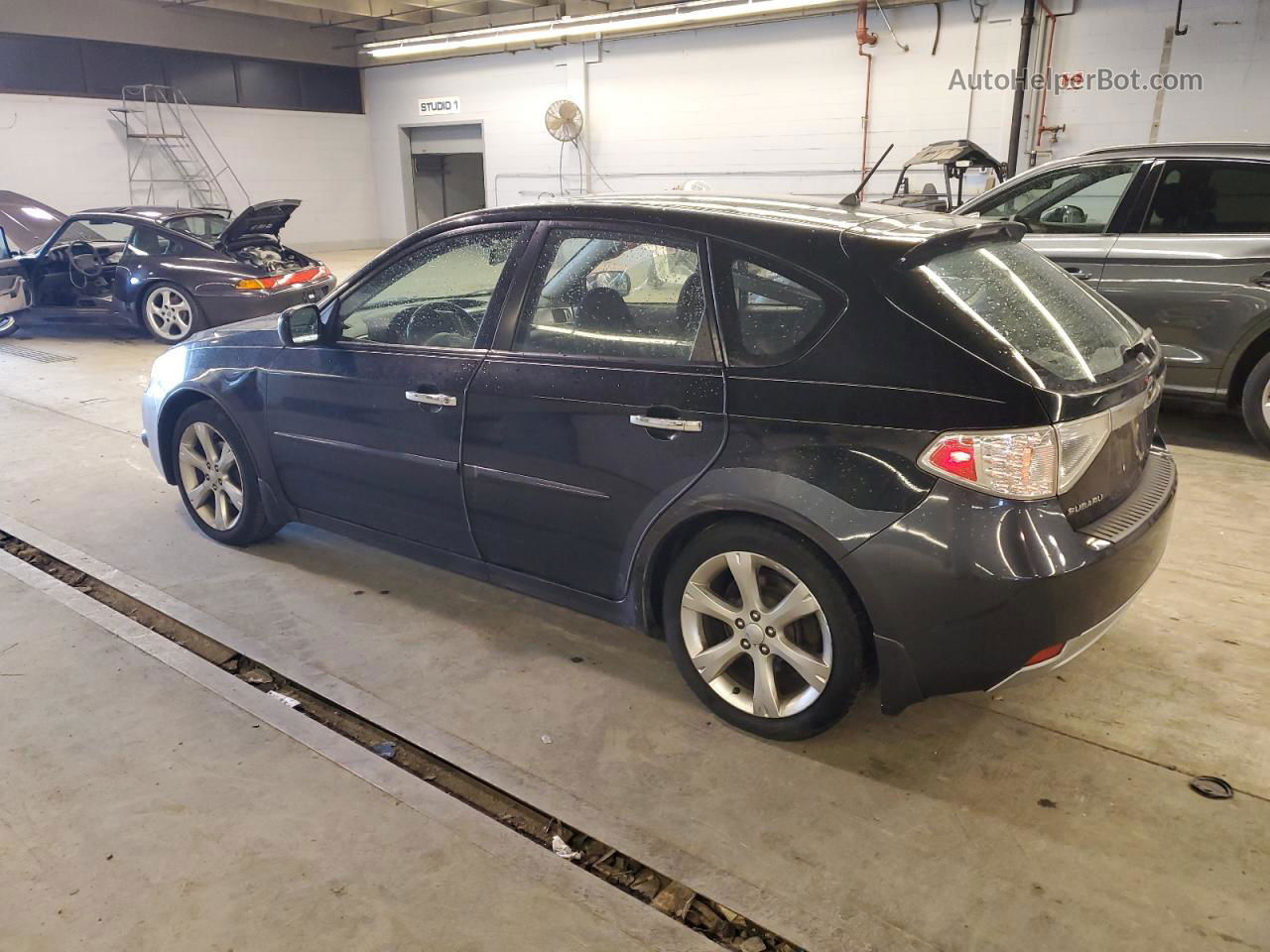 2009 Subaru Impreza Outback Sport Black vin: JF1GH63619H815788