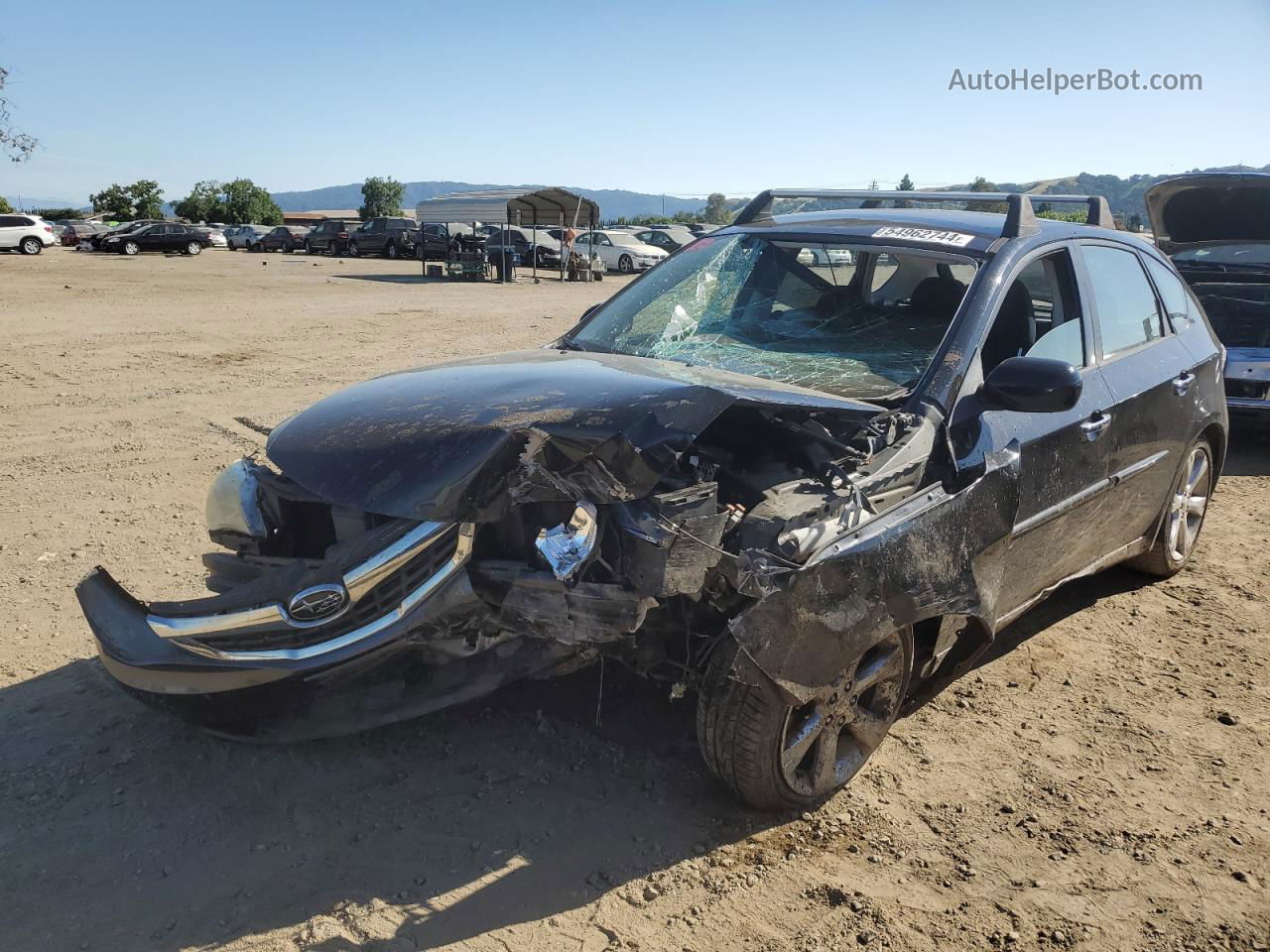 2009 Subaru Impreza Outback Sport Черный vin: JF1GH63619H824068