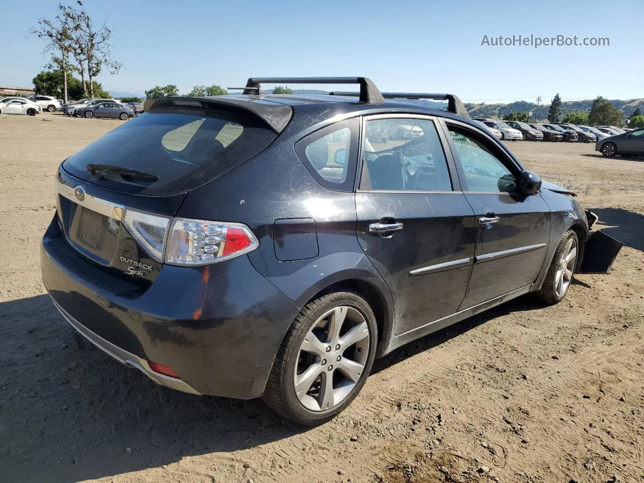 2009 Subaru Impreza Outback Sport Black vin: JF1GH63619H824068