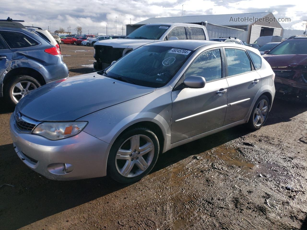 2009 Subaru Impreza Outback Sport Silver vin: JF1GH63629G804935