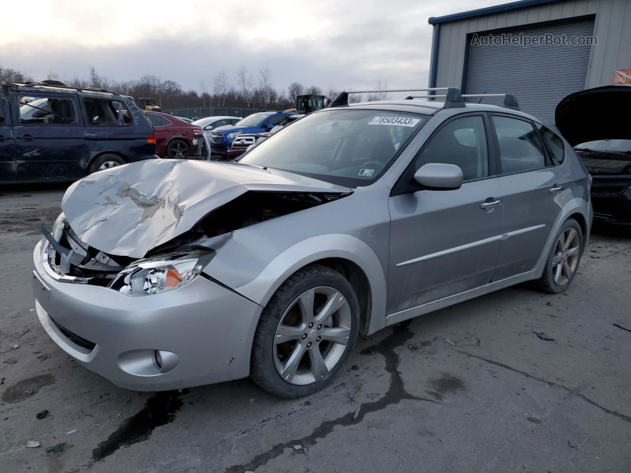 2009 Subaru Impreza Outback Sport Silver vin: JF1GH63639H826954