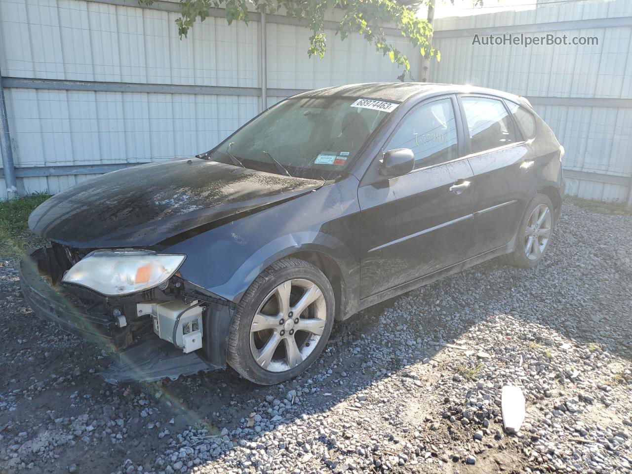 2009 Subaru Impreza Outback Sport Black vin: JF1GH63649G826189