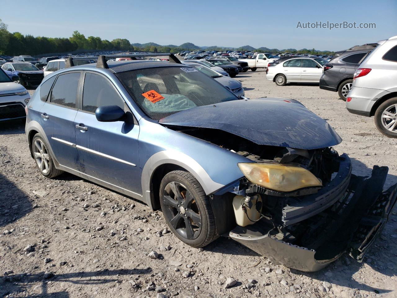 2009 Subaru Impreza Outback Sport Blue vin: JF1GH63649H823772