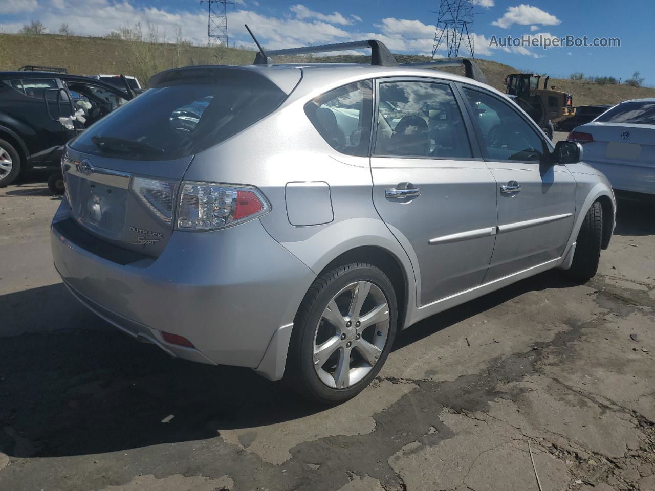 2009 Subaru Impreza Outback Sport Silver vin: JF1GH63659H821433