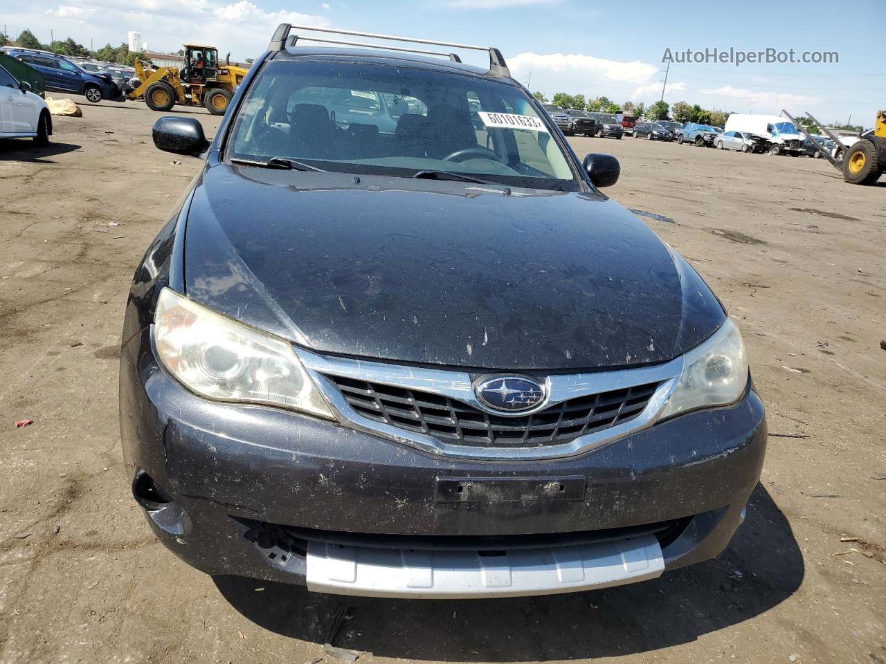 2009 Subaru Impreza Outback Sport Black vin: JF1GH63669G825528