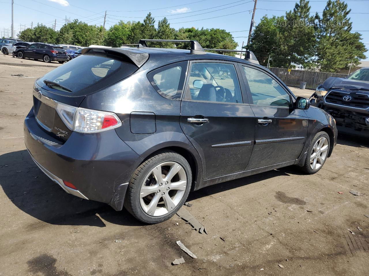 2009 Subaru Impreza Outback Sport Черный vin: JF1GH63669G825528