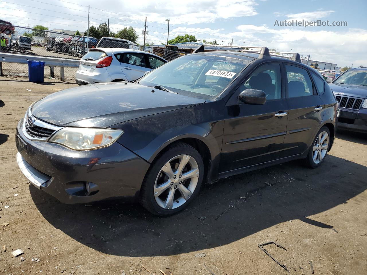 2009 Subaru Impreza Outback Sport Black vin: JF1GH63669G825528