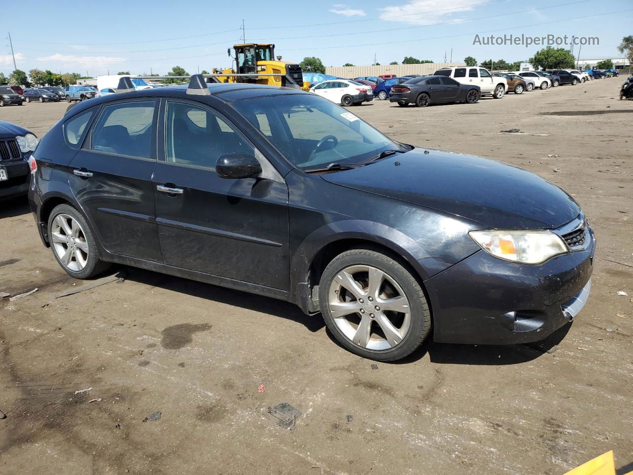 2009 Subaru Impreza Outback Sport Черный vin: JF1GH63669G825528