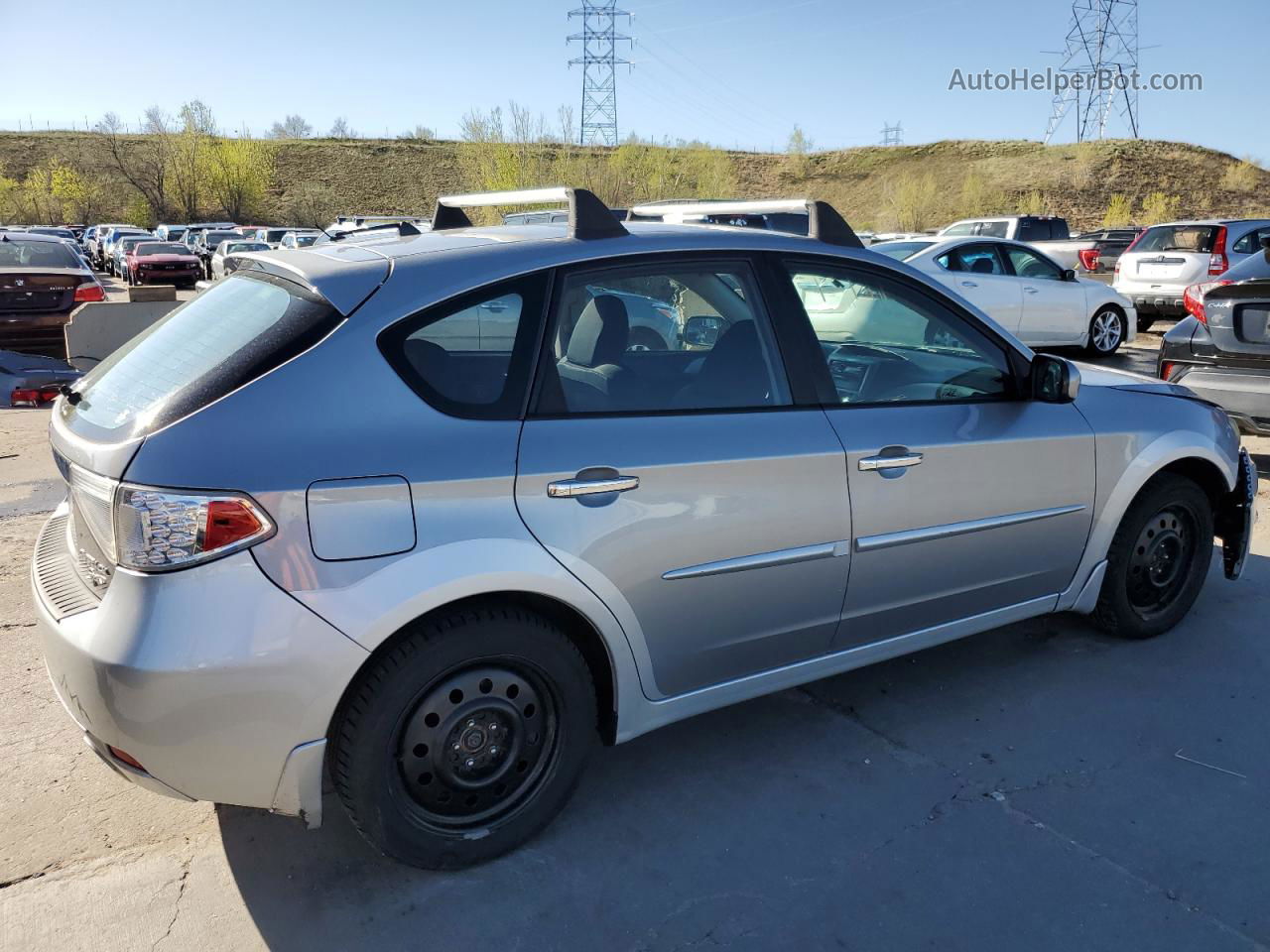 2009 Subaru Impreza Outback Sport Silver vin: JF1GH63669H803717