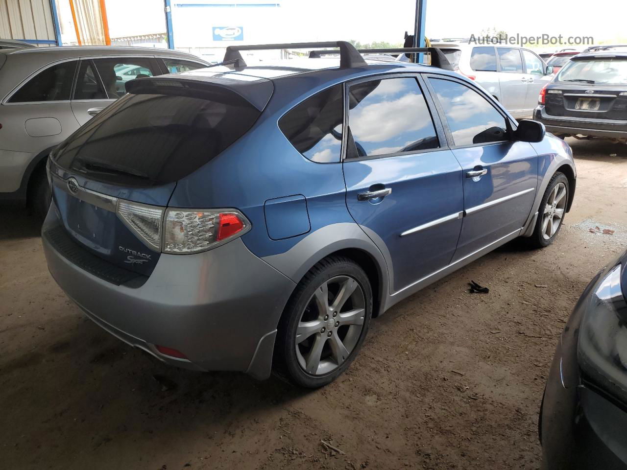 2009 Subaru Impreza Outback Sport Blue vin: JF1GH63669H803748