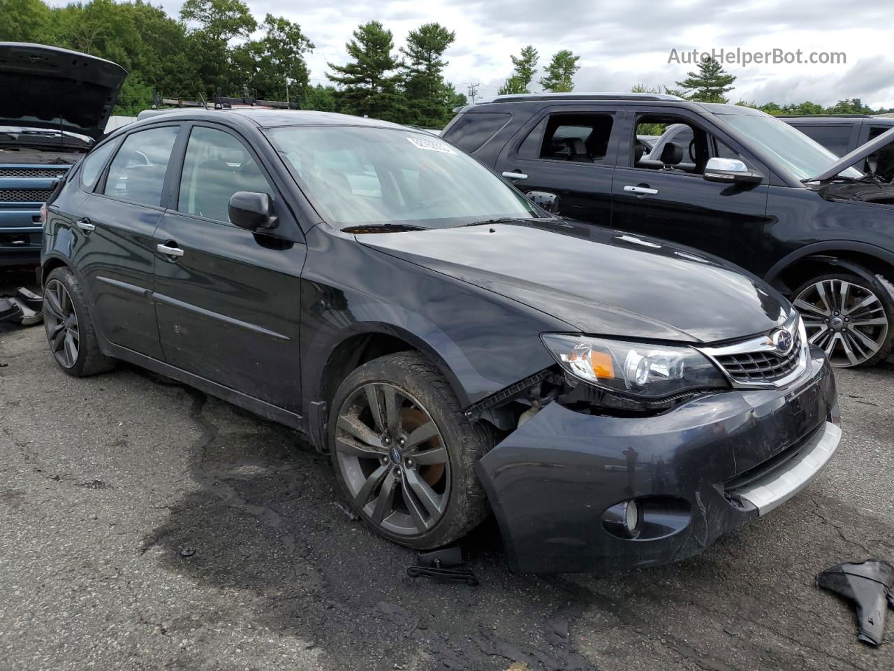 2009 Subaru Impreza Outback Sport Black vin: JF1GH63689G821044