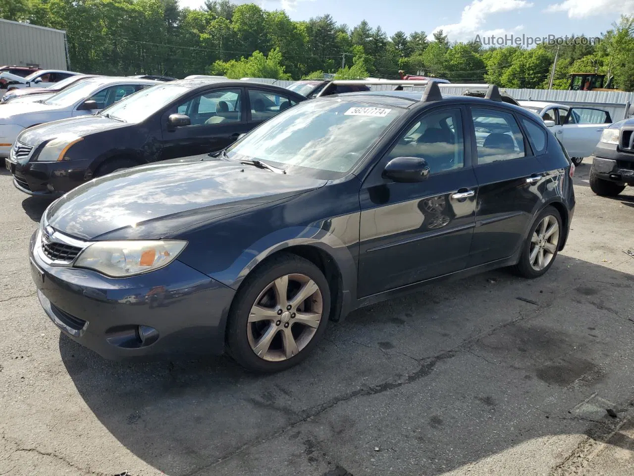 2009 Subaru Impreza Outback Sport Black vin: JF1GH63689H822110