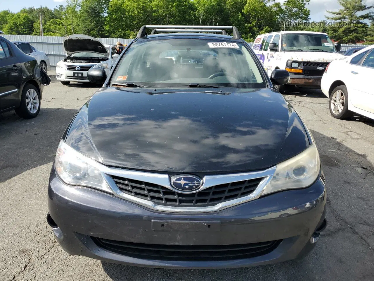 2009 Subaru Impreza Outback Sport Black vin: JF1GH63689H822110