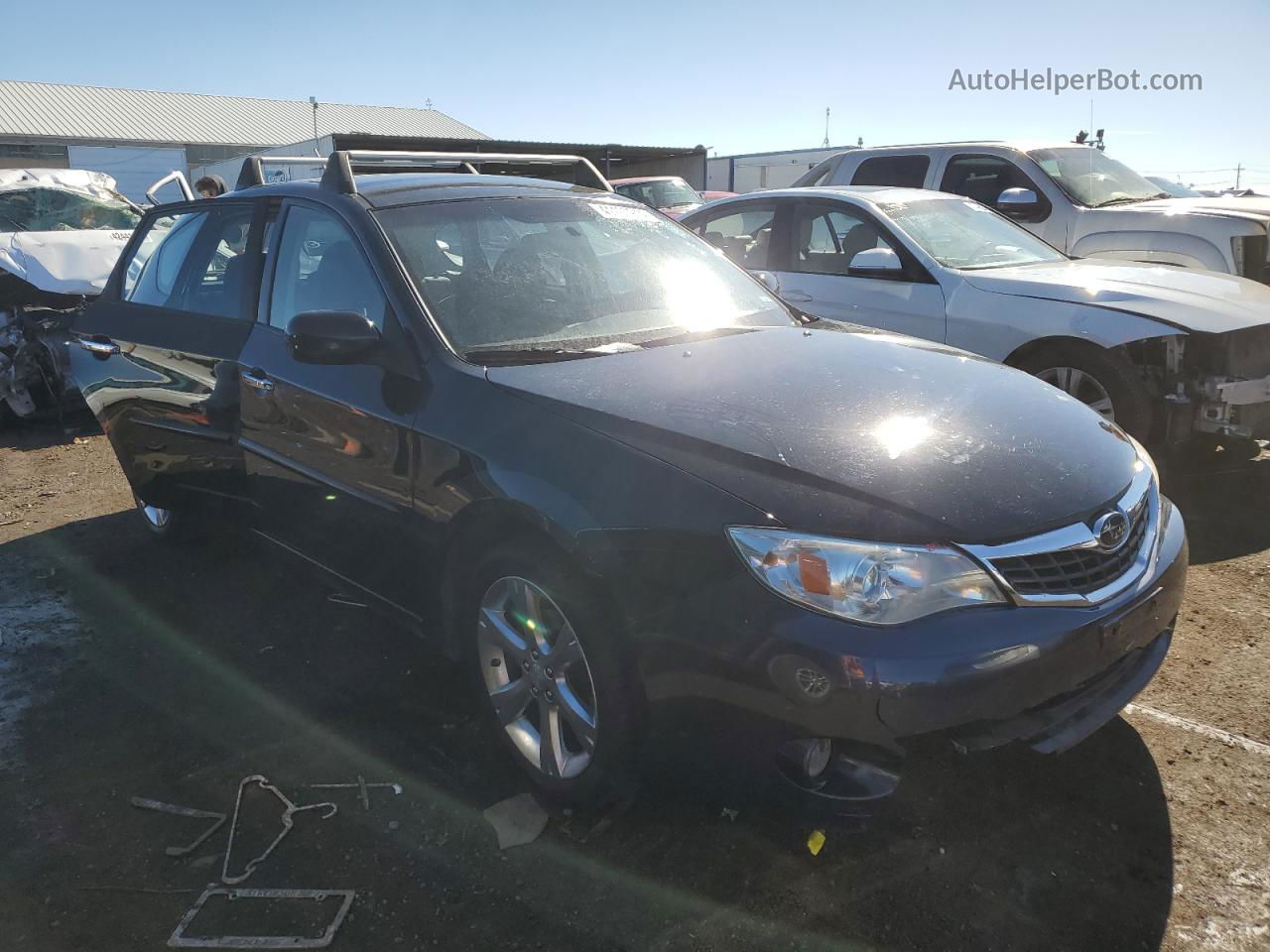 2009 Subaru Impreza Outback Sport Black vin: JF1GH63689H827355