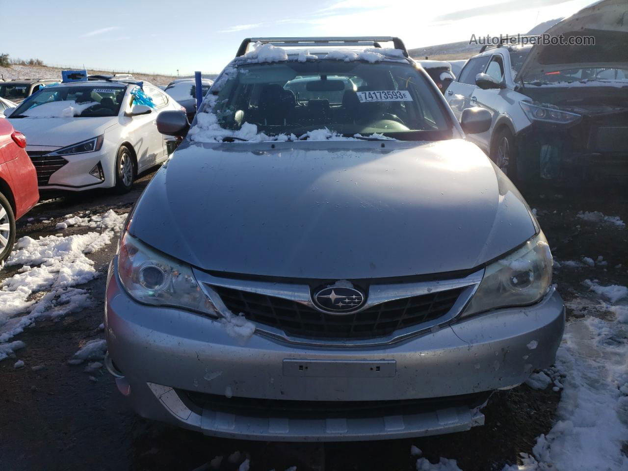 2009 Subaru Impreza Outback Sport Серебряный vin: JF1GH63699G817794