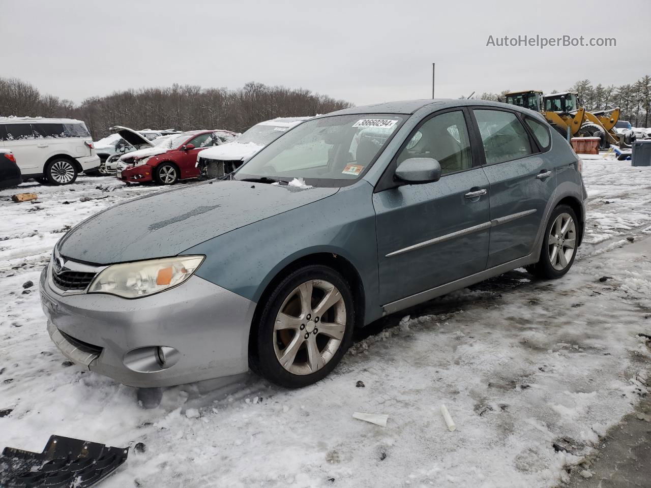 2009 Subaru Impreza Outback Sport Green vin: JF1GH63699H804117