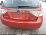 2009 Subaru Impreza 2.5gt Orange vin: JF1GH74649H810590