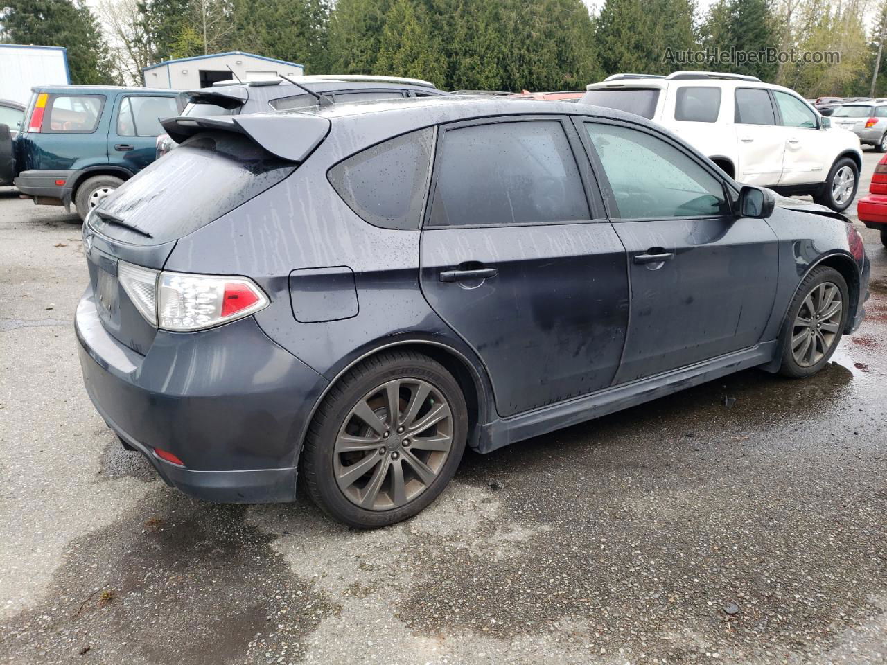 2009 Subaru Impreza Wrx Gray vin: JF1GH76609G821220