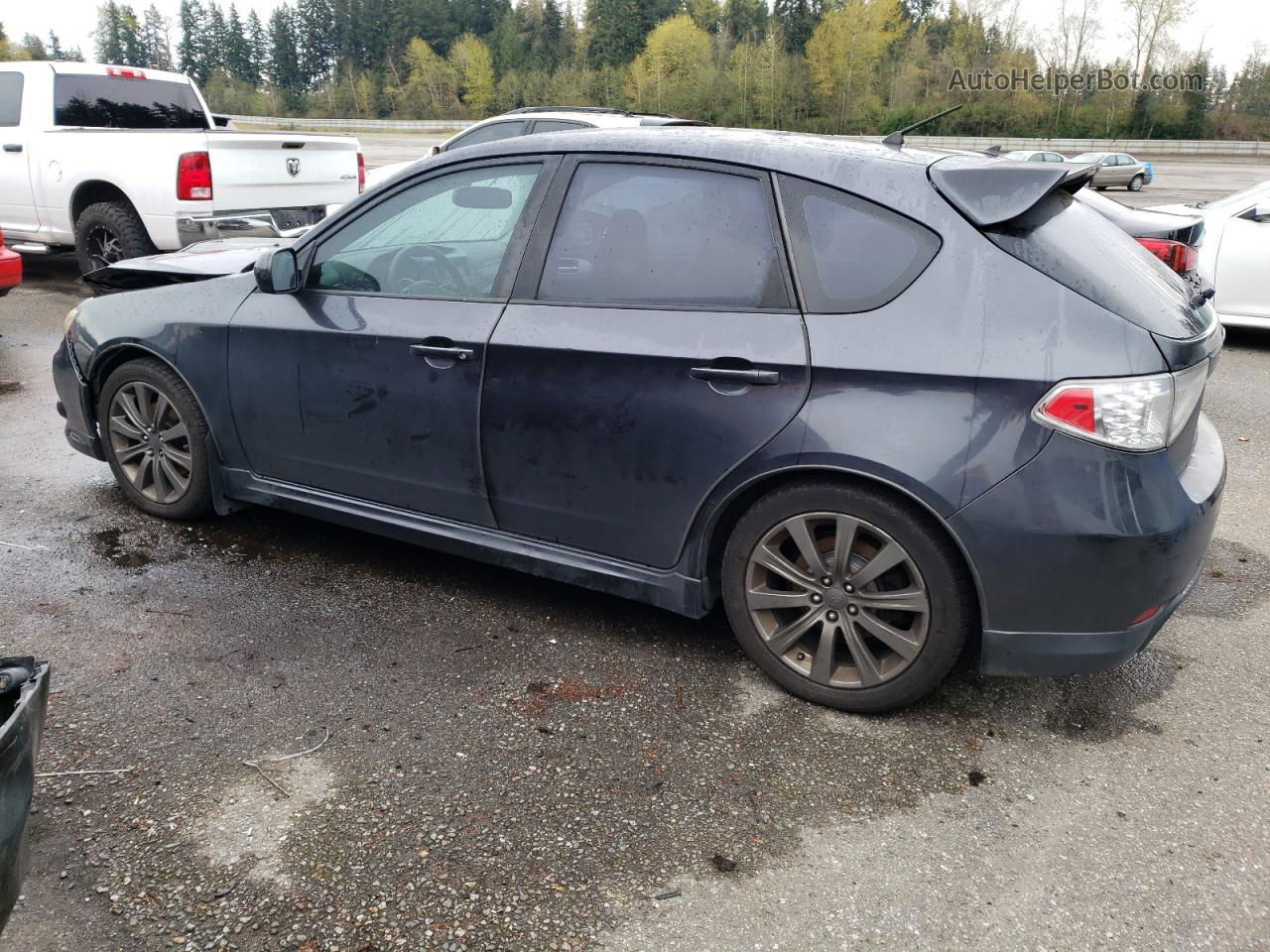 2009 Subaru Impreza Wrx Серый vin: JF1GH76609G821220