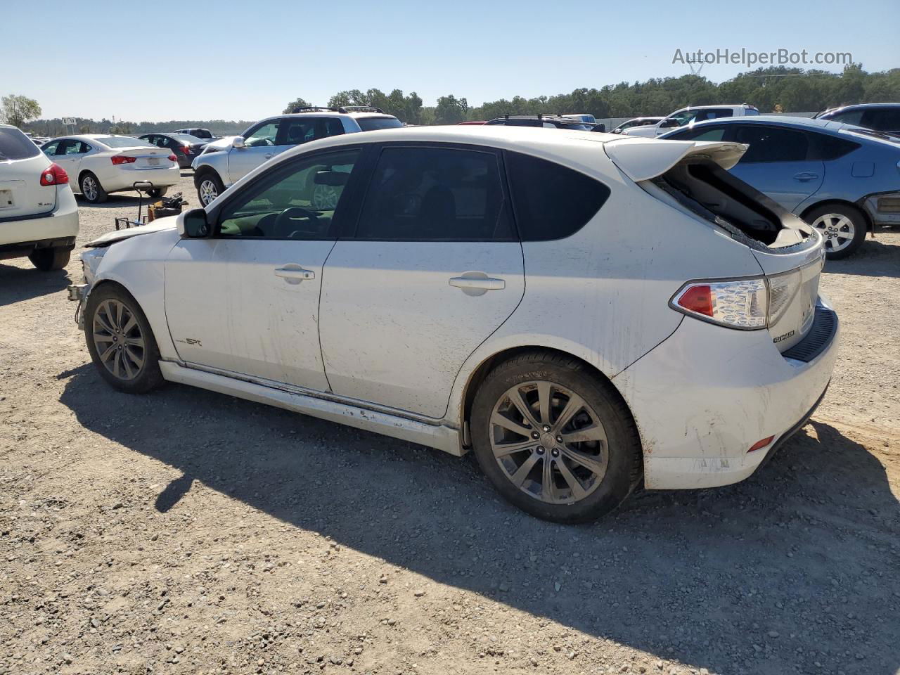 2009 Subaru Impreza Wrx White vin: JF1GH76619G812896