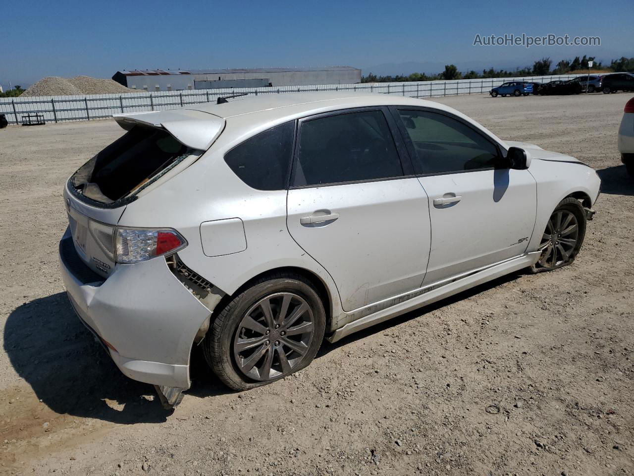 2009 Subaru Impreza Wrx White vin: JF1GH76619G812896