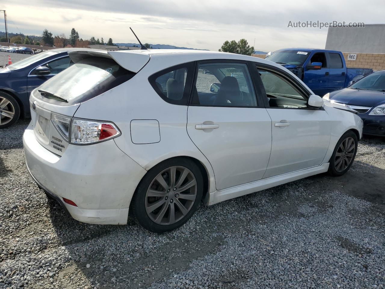 2009 Subaru Impreza Wrx Белый vin: JF1GH76629G800255