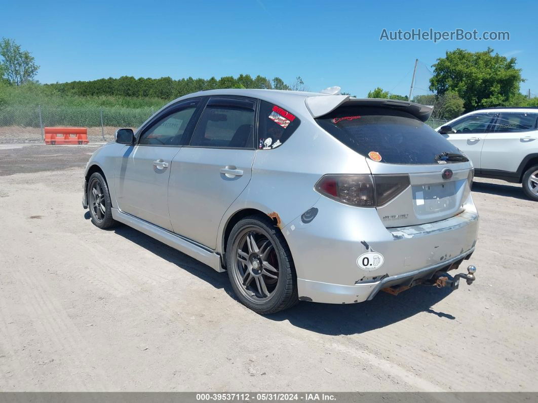 2009 Subaru Impreza Wrx Silver vin: JF1GH76639G805433