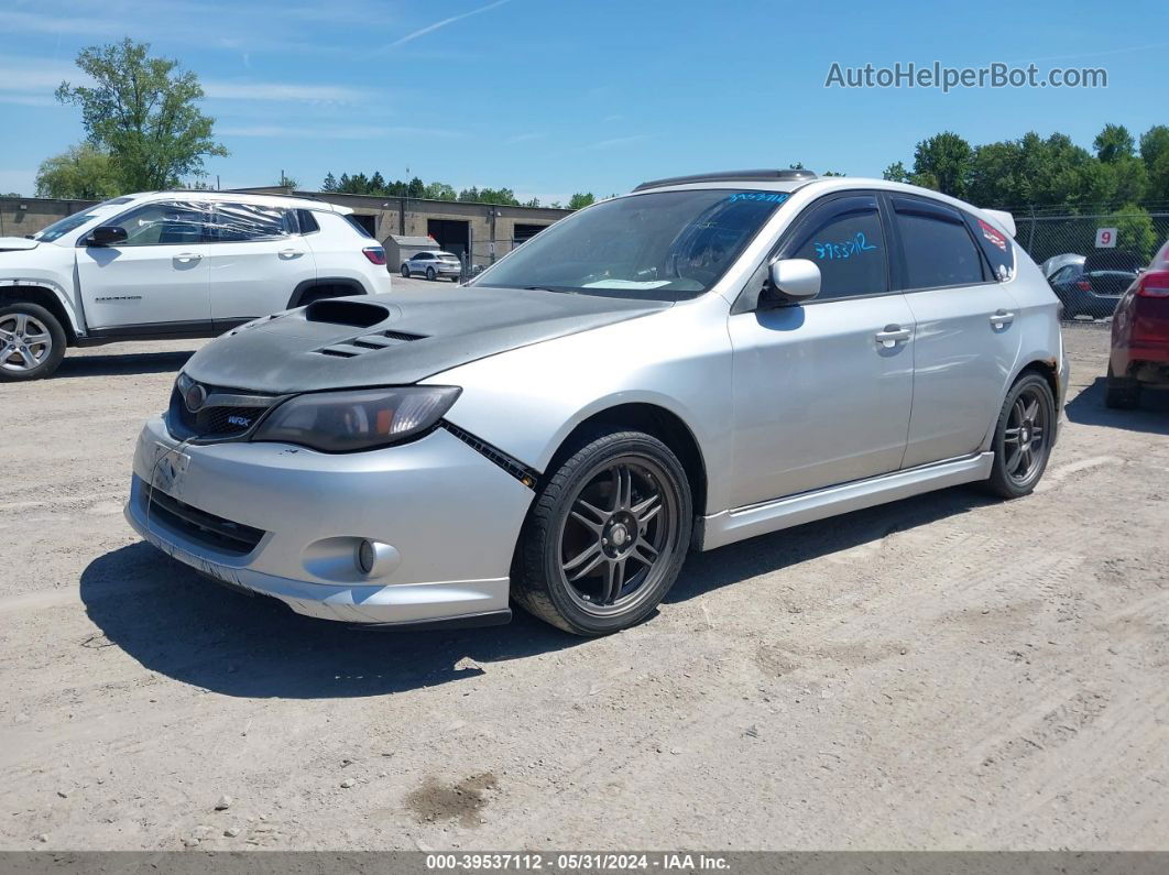 2009 Subaru Impreza Wrx Silver vin: JF1GH76639G805433