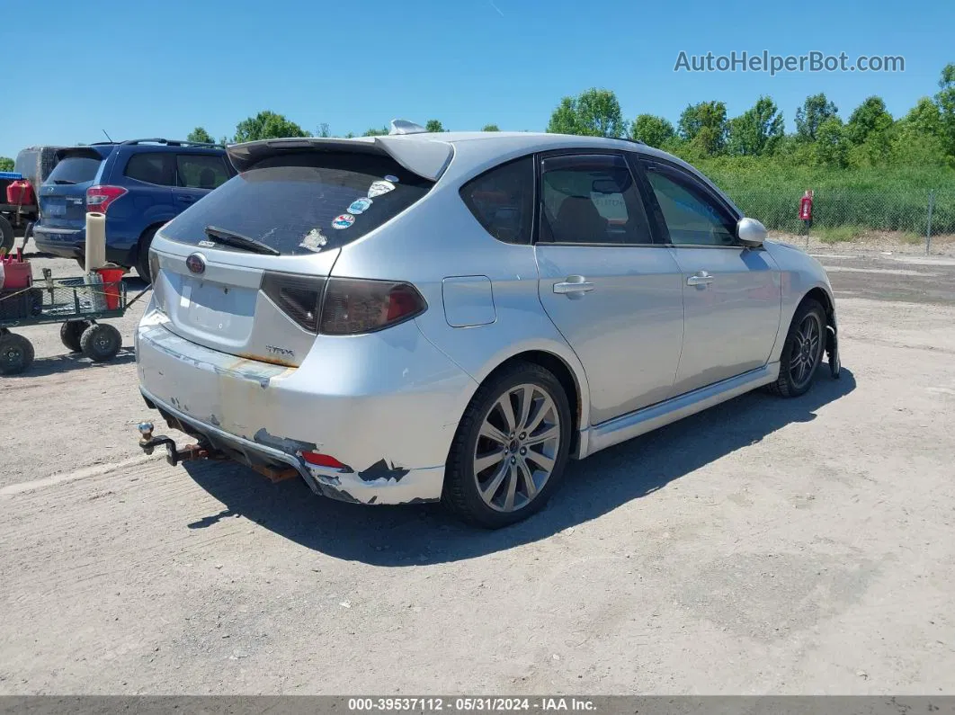 2009 Subaru Impreza Wrx Silver vin: JF1GH76639G805433