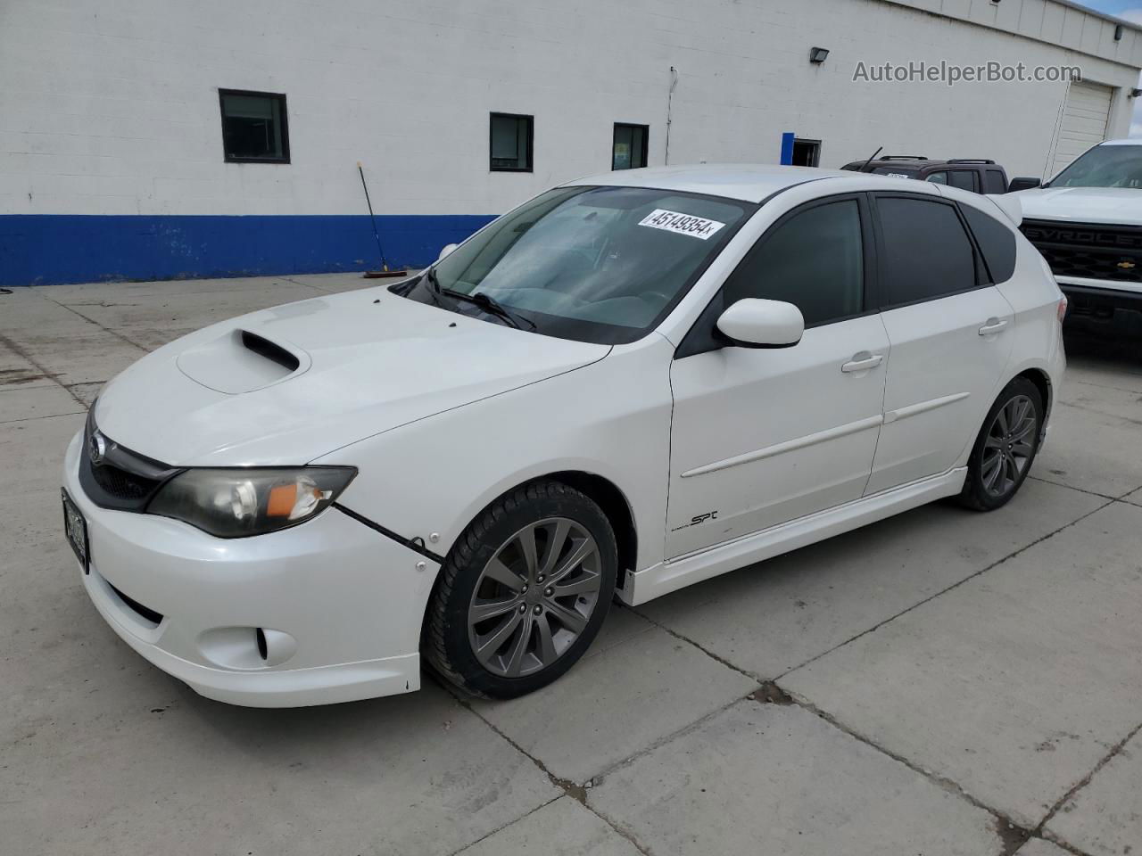 2009 Subaru Impreza Wrx White vin: JF1GH76649G813377