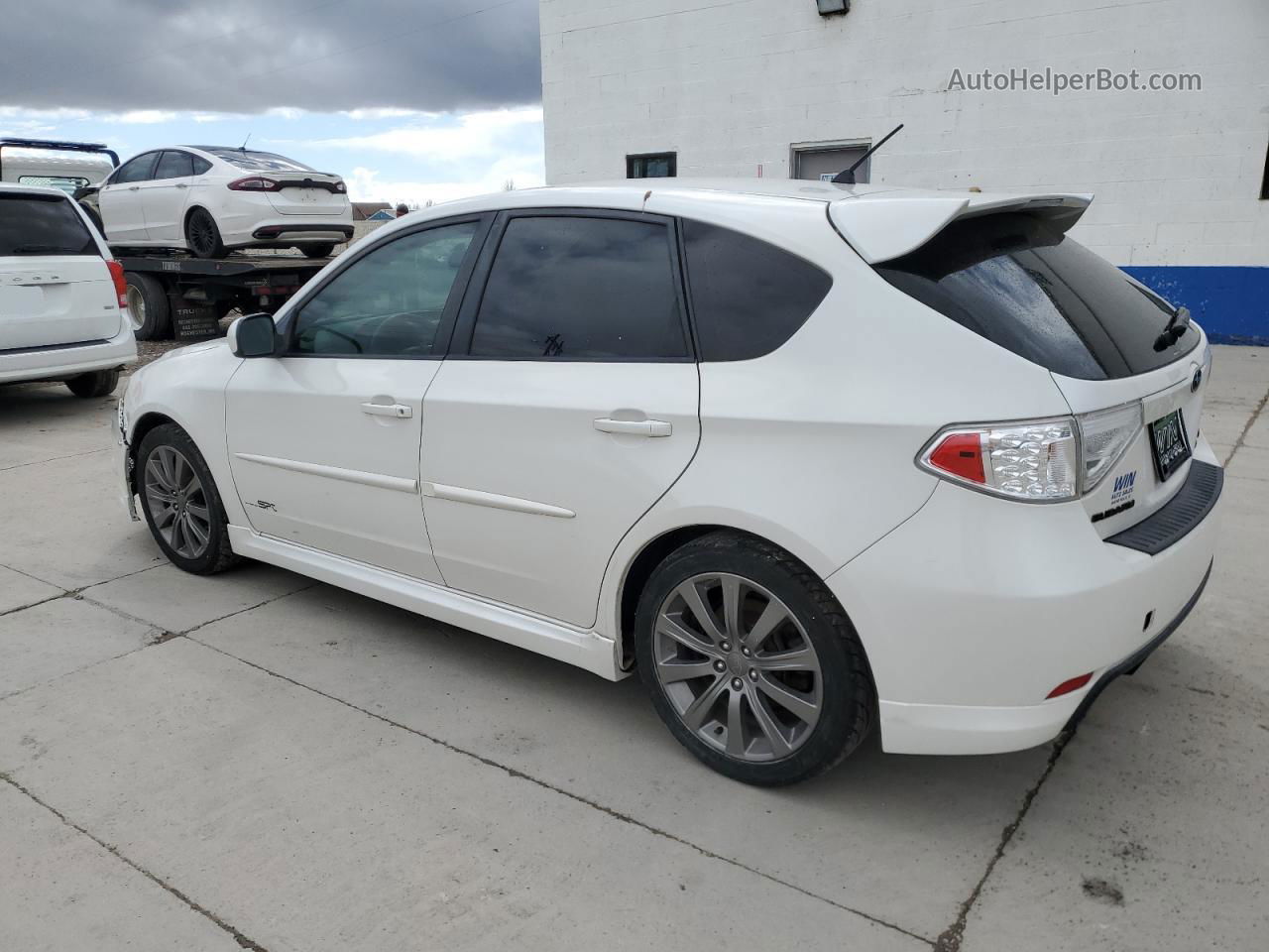 2009 Subaru Impreza Wrx White vin: JF1GH76649G813377