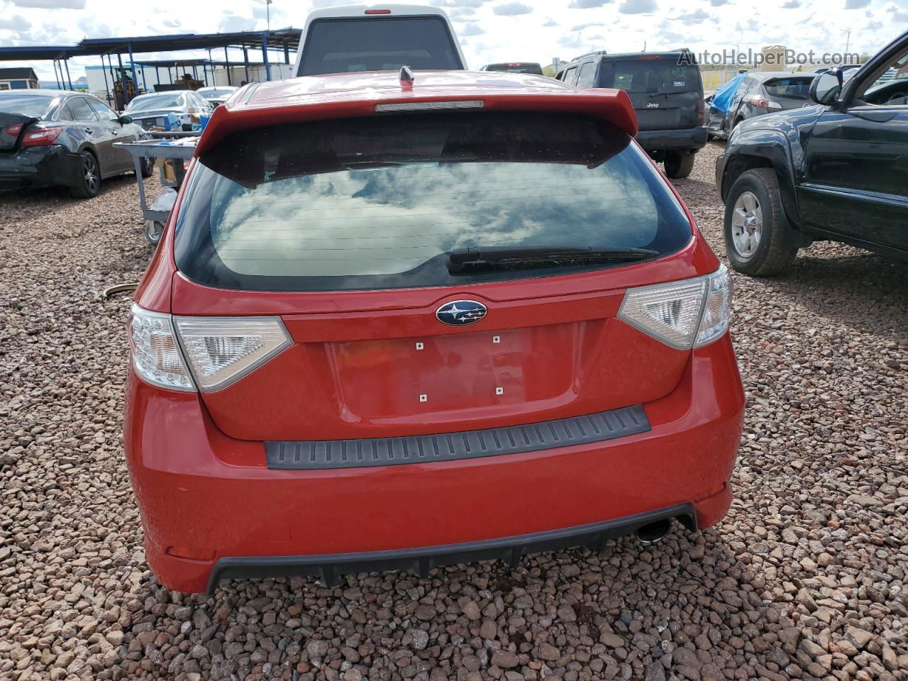 2009 Subaru Impreza Wrx Red vin: JF1GH76669G809895